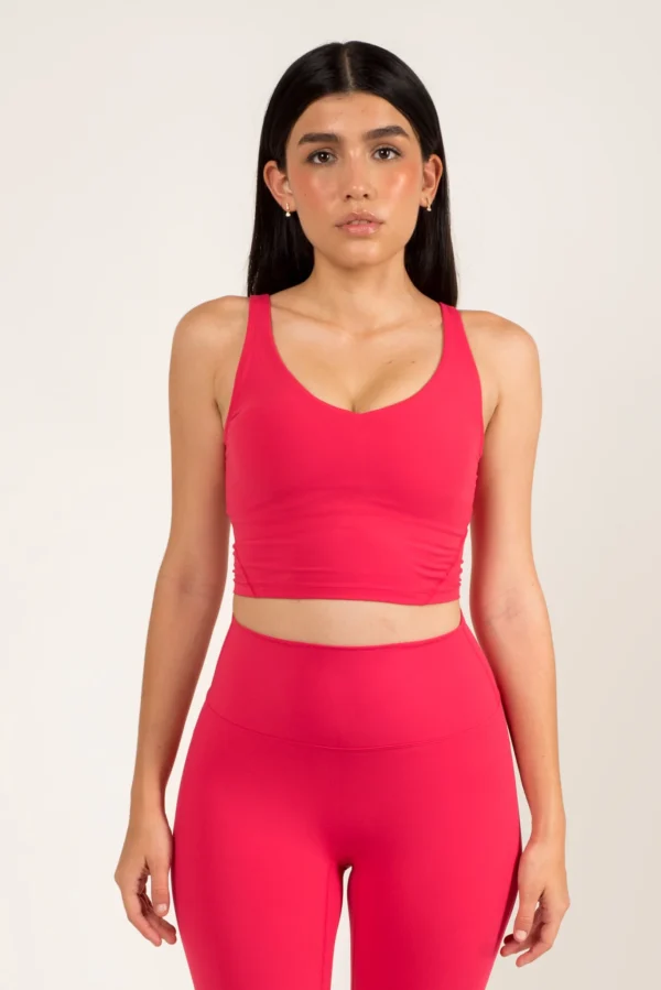 Feel beautiful Rose Red Top