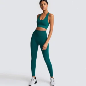 Feel beautiful Green top & Leggins